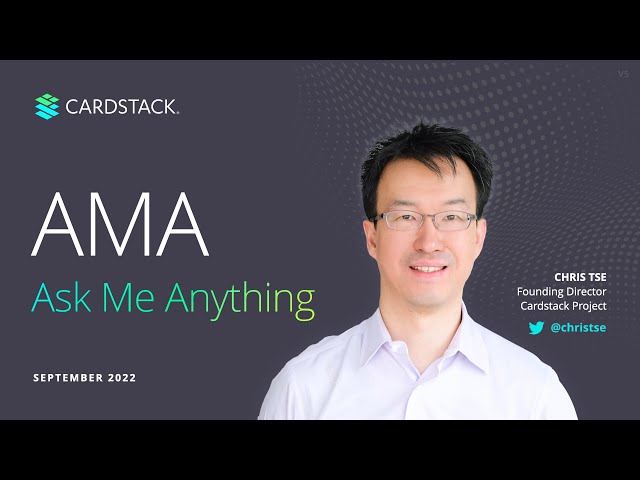 Cardstack AMA with Chris Tse - September 2022