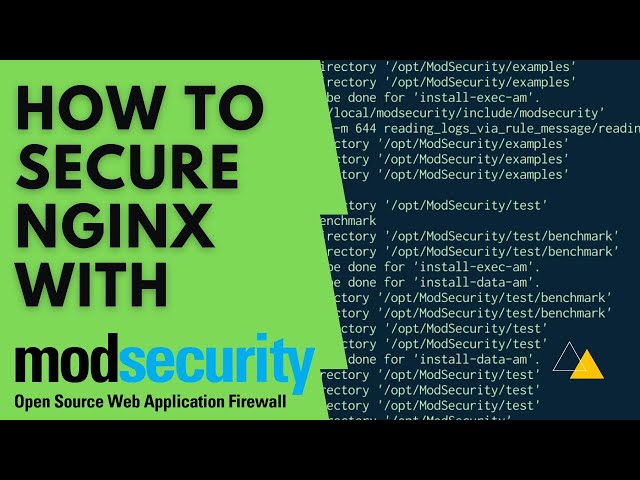 Nginx ModSecurity Tutorial | Nginx WAF