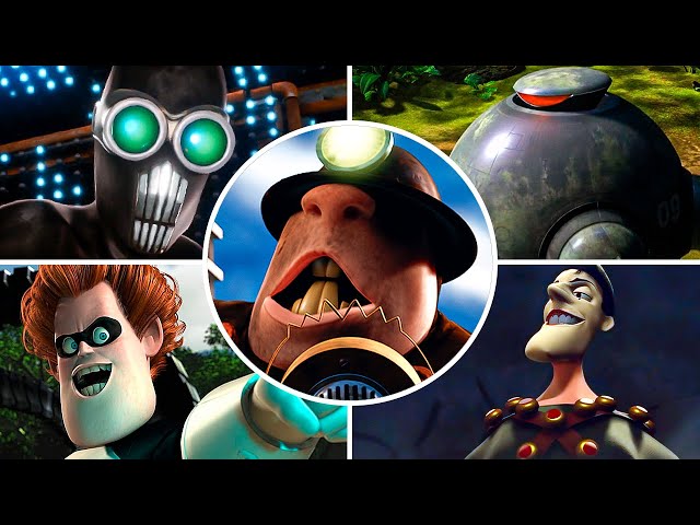 The Incredibles Games - All Boss Fights & Ending | 4K ULTRA HD