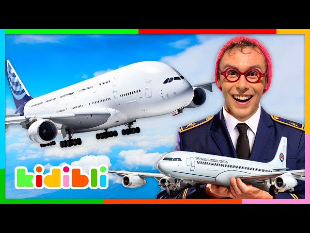 Let's learn about Airplanes! | Educational Videos for Kids | Kidibli