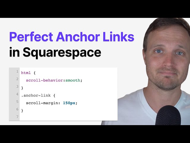 Perfect Anchor Links in Squarespace (No Header Overlapping)