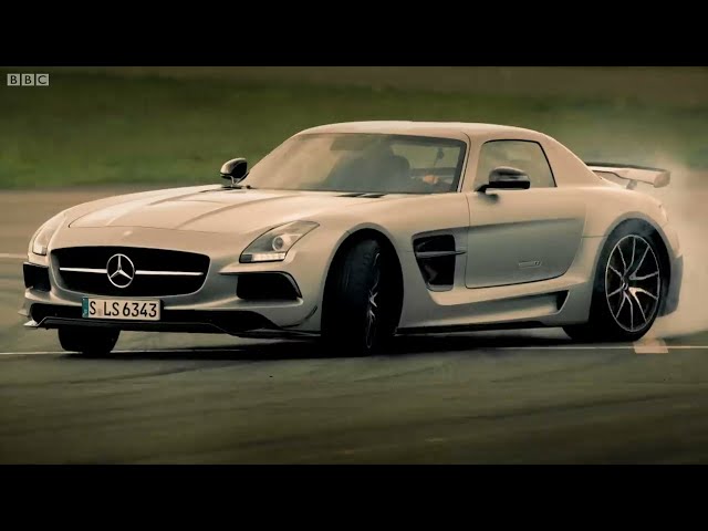 Petrol vs Electric: Mercedes SLS AMG Battle | Top Gear Series 20