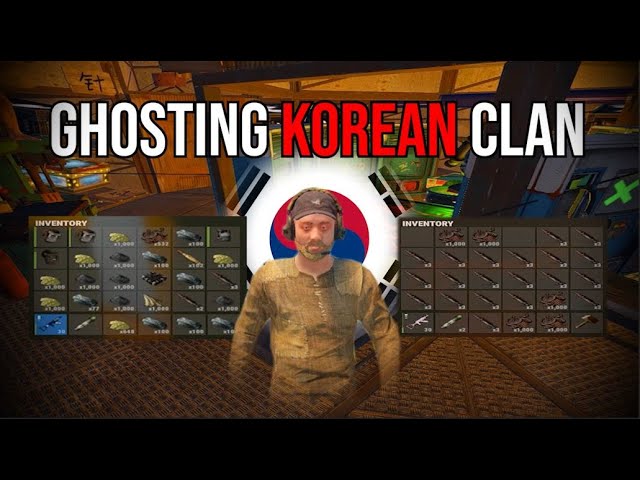Rust - Ghosting 30+ Korean Group for Box of Rockets