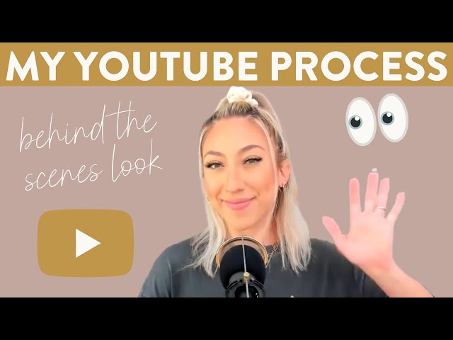 HOW I ORGANIZE MY YOUTUBE VIDEOS | Behind the scenes of my YouTube process