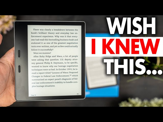 Kindle Oasis in 2024｜Watch Before You Buy