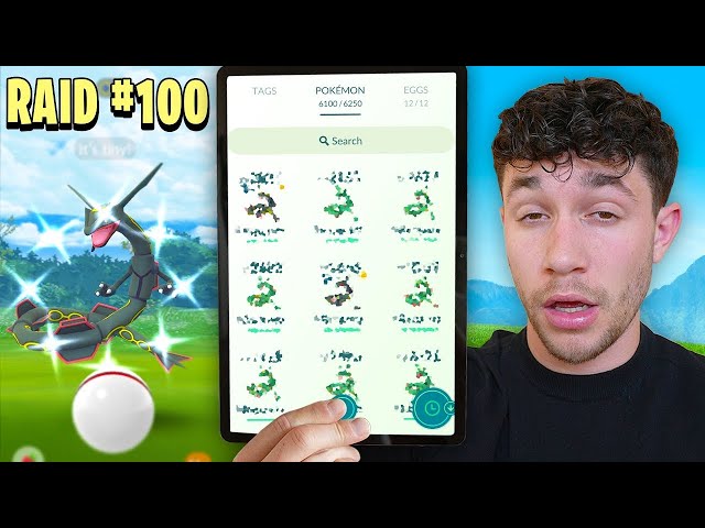 I Raided 100 Rayquaza in 24 Hours