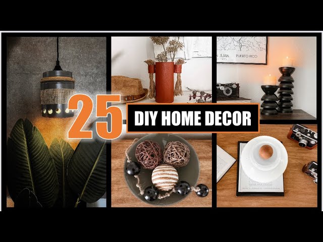 25 DIY HOME DECOR IDEAS + HACKS you Actually Want To MAKE (FULL TUTORIALS)