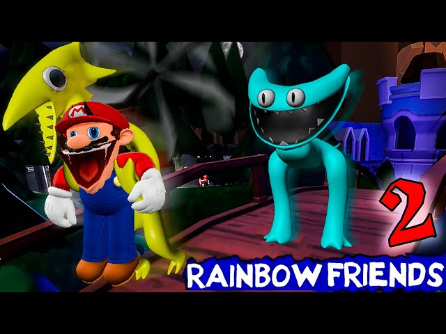 Mario Plays ROBLOX RAINBOW FRIENDS CHAPTER 2