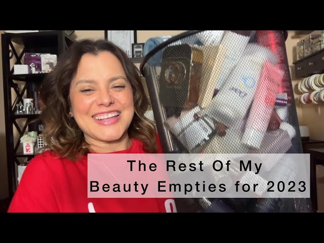 Beauty Empties for 2024