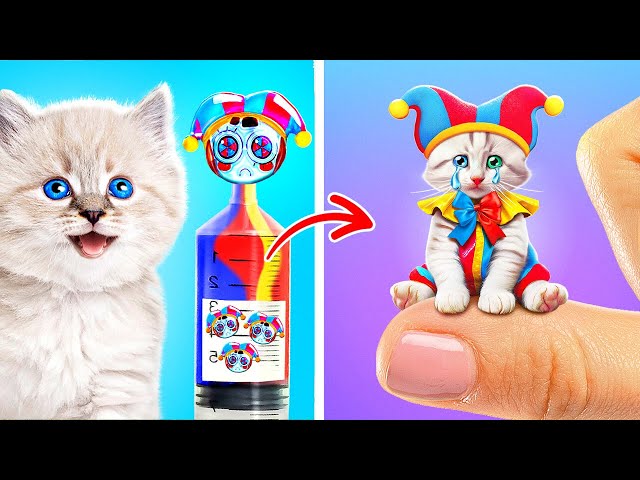 I Can't Save My Cat From Pomni 😿 *Cat In Digital Circus World And Crazy Pets Hacks*