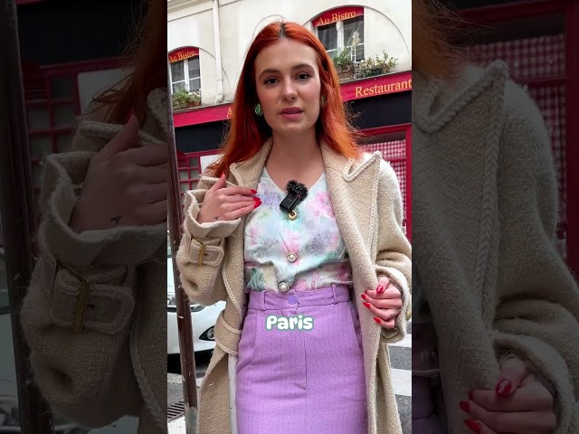 Paris Street Style - Elegant with a pop of colour !