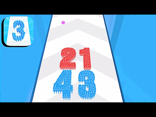 Crowd Number 3D ​- All Levels Gameplay Android,ios (Levels 5-7)