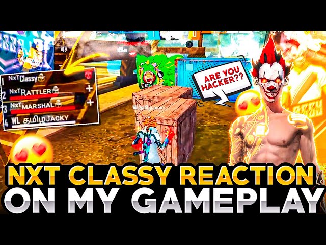 Nxt Classy 😳Op Live Reactions on my gameplay🔥 | Grandmaster lobby gameplay🔥 #2bgamer #reactions