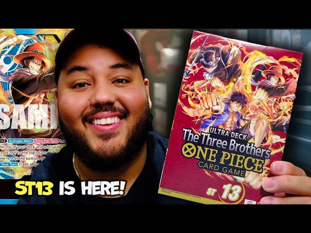ST13 The Three Brothers Deck Opening + Yamato Deck Addition! || One Piece TCG