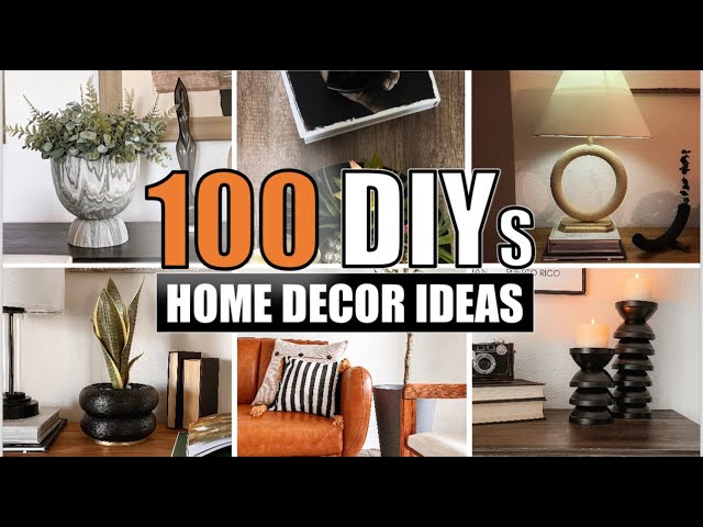 ⭐️ THE BEST 100 IDEAS TO DECORATE YOUR HOME with cheap and easy-to-make materials