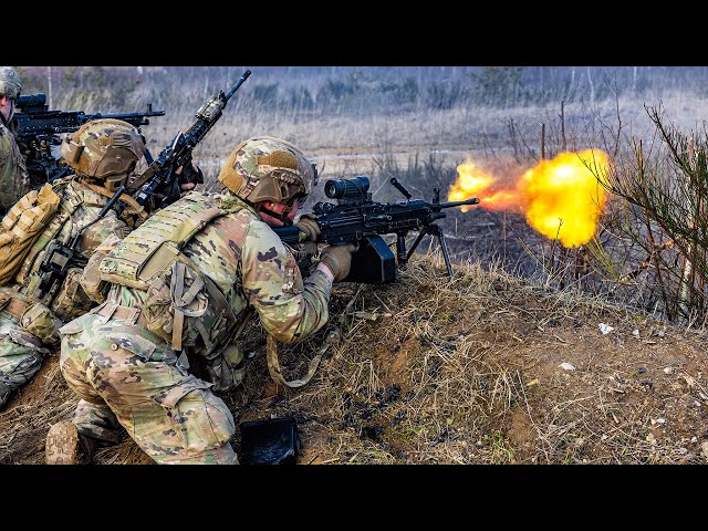 U.S. Army soldiers Intense Combat Training in Germany (Feb 2024)