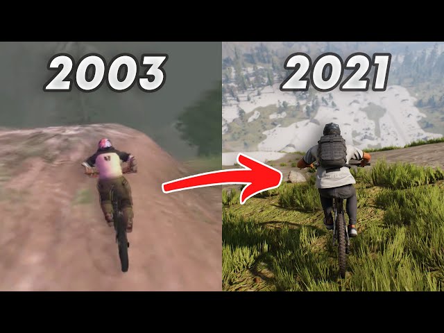 The EVOLUTION of MOUNTAIN BIKE Games Over The Years