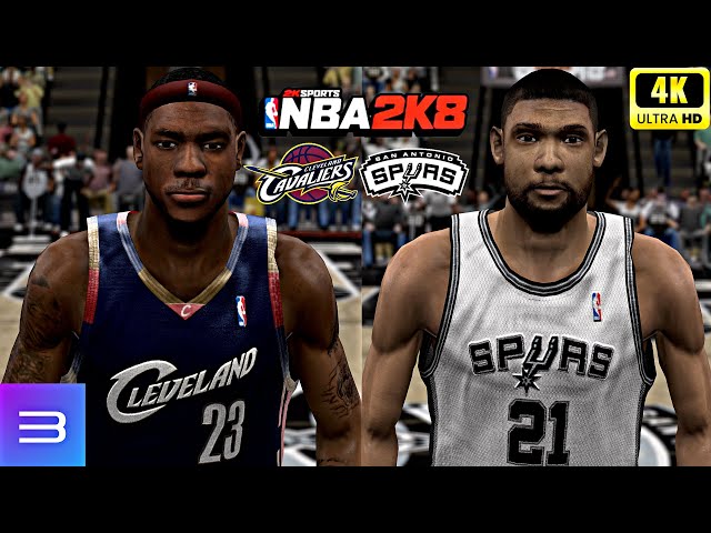 NBA 2K8 PS3 (4K60) | Cavs vs Spurs | RPCS3