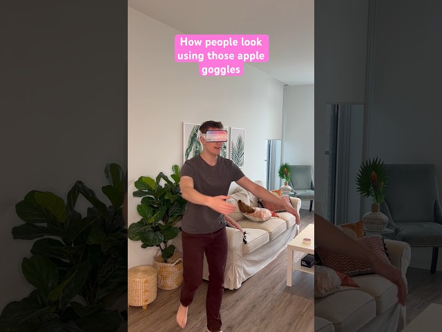 how people look using Apple VR 😭
