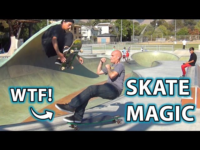 INSANE Skateboard Trick! Magic, Prank & Illusion!