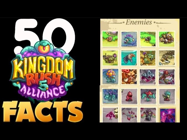 50 Enemy Things You MUST Know about Kingdom Rush Alliance
