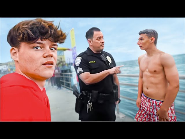 He Got Us ARRESTED for Jumping Off the Pier!