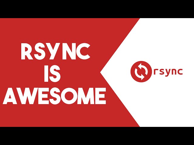 Use Rsync To Save Your Life