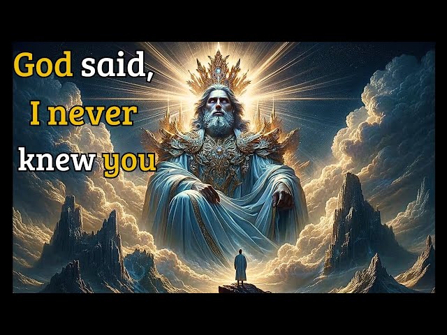 What does Jesus mean by 'I never knew you'?