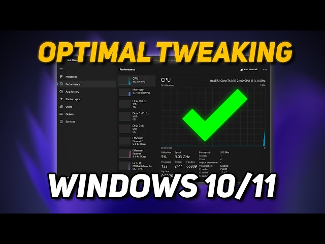 Change These SETTINGS to OPTIMIZE Windows 10/11 for GAMING & Performance - (2023)
