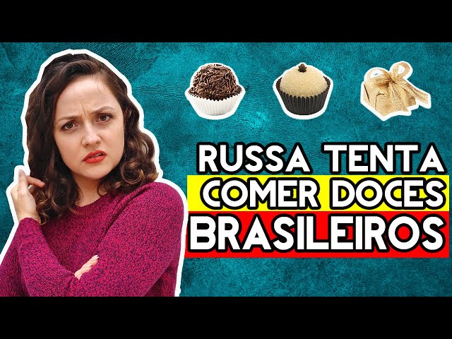 COMO COMER ISSO?! | GRINGA EXPERIMENTANDO DOCES BRASILEIROS