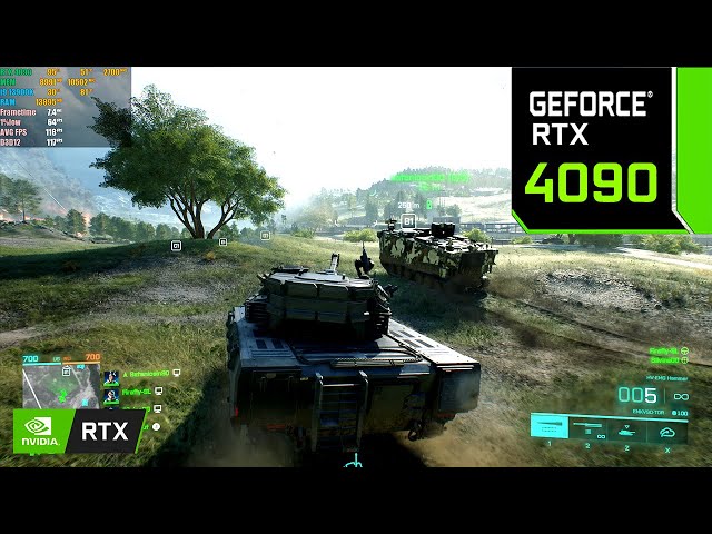 Battlefield 2042 : RTX 4090 24GB + i9 13900K ( Ultra Graphics RTX ON / DLSS ON )
