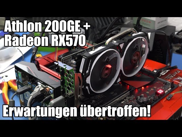 Athlon 200GE + RX570 in Games getestet