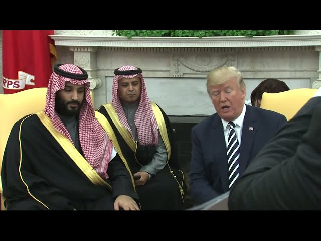 Trump to Saudi Crown Prince: "$3 billion, $533 million, $525 million... That's peanuts for you!"
