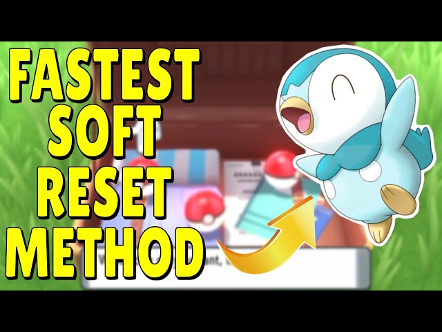 HOW TO SOFT RESET FOR A SHINY STARTER POKEMON BRILLIANT DIAMOND AND SHINING PEARL