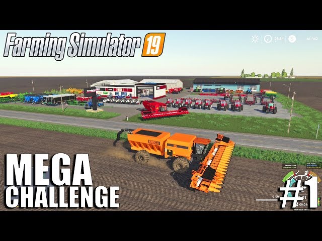 MEGA Equipment Challenge 2.0 | Timelapse #1 | Farming Simulator 19