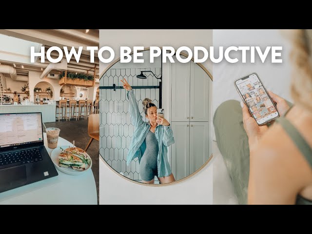 How To Be Productive | Burnout, Motivation, Discipline, Laziness, Balance, Create YOUR Routine