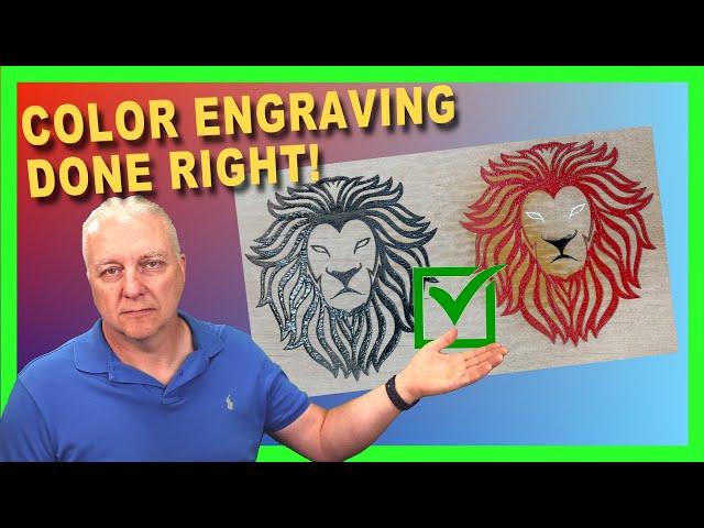Achieving Stunning Color-Filled Engraving