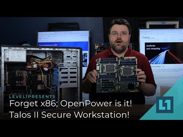Forget x86; OpenPower is it! Talos II Secure Workstation!