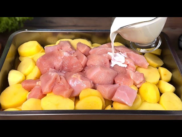 If you have chicken and potatoes! Try this incredibly tasty recipe! 😍