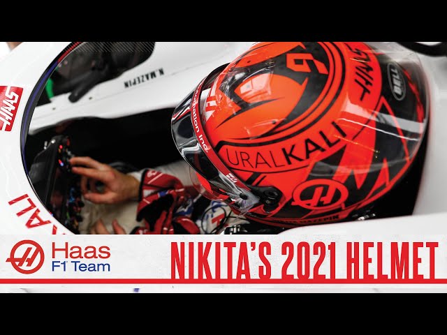 Nikita Mazepin introduces his 2021 Helmet