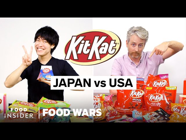 We Tried Every American vs. Japanese Kit Kat Flavor | Food Wars