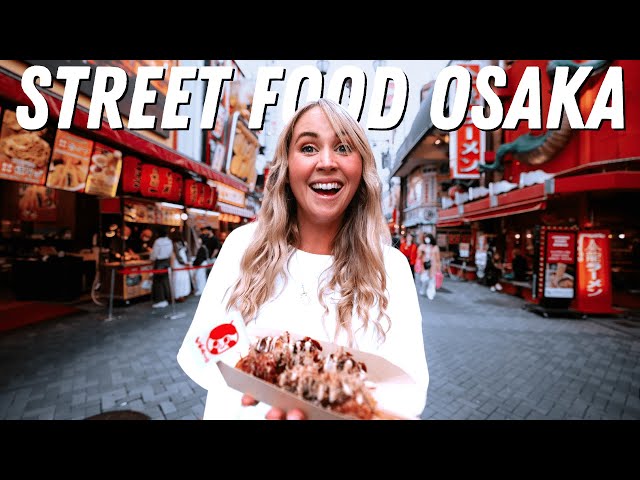 We Tried Japanese Street Food in Osaka