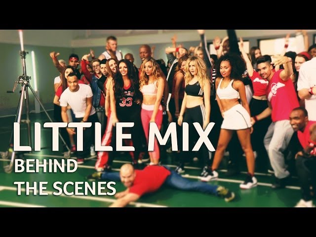 Little Mix behind the scenes of Word Up