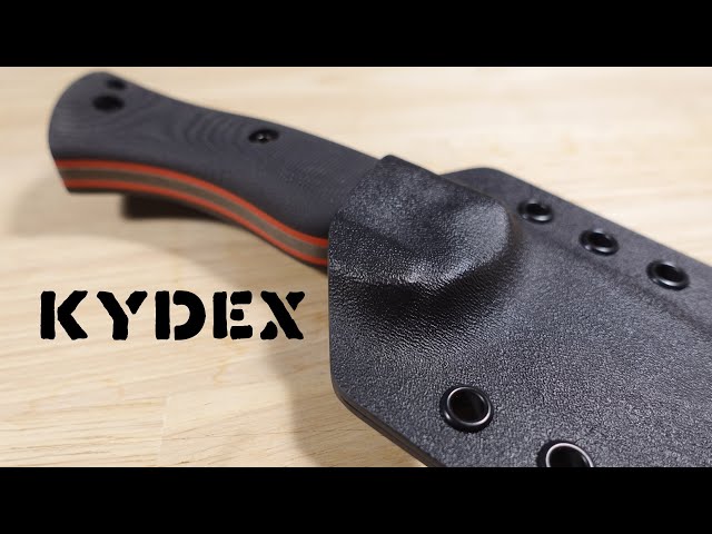 Kydex sheath for the Custom Knife | Molds, eyelets, rivets, press, Ulti-Clip | Knife Making
