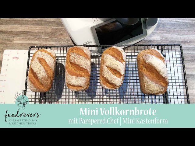 Mini Vollkornbrote  - Mini-Kastenform Pampered Chef