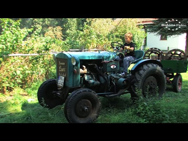 Hermann Lanz Aulendorf Traktor - old Tractor start and run
