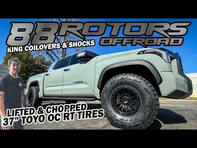2024 TOYOTA TUNDRA TRD PRO KING SHOCKS AND CHOPPED FOR 37" TOYO RT