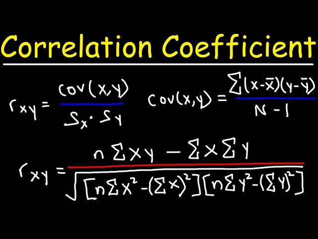 How To Calculate The Correlation Coefficient Using The Covariance Formula - College Statistics