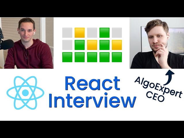 React Coding Interview Ft. Clément Mihailescu