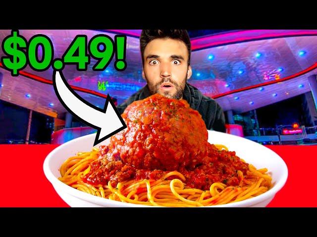 LIVING on WORLD’S BEST PASTAS for 24 HOURS (Gordon Ramsay, Parmesan Cheese Wheel Pasta & More)!